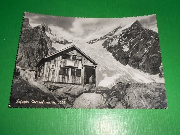 Cartolina Rifugio Mezzalama e Ghiacciai del Rosa - Veduta 1955 …