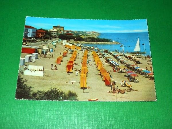Cartolina Torre Pedrera - La spiaggia 1960 ca | Immagine principale