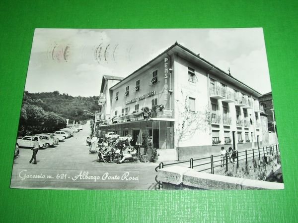 Cartolina Garessio ( Cuneo ) - Albergo Ponte Rosa 1969 | Immagine principale