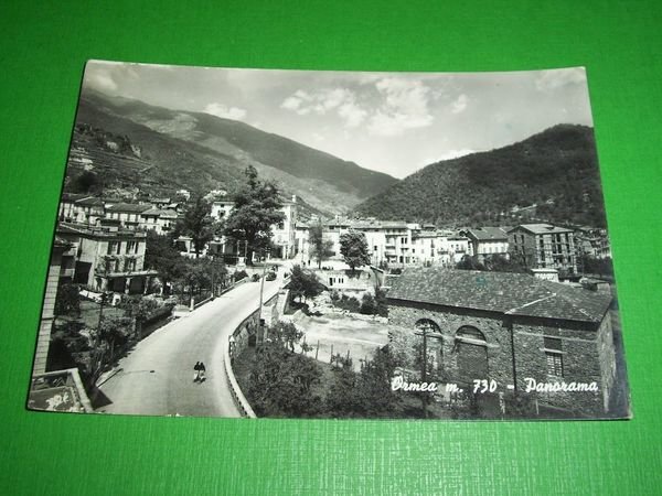 Cartolina Ormea - Panorama 1954