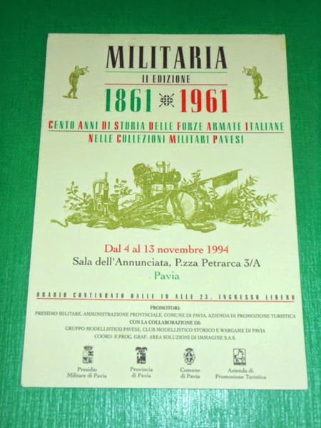 Cartolina Militaria - 100 Anni di Storia delle Forze Armate …