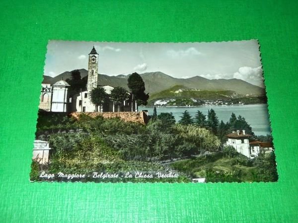 Cartolina Lago Maggiore - Belgirate - La Chiesa Vecchia 1955 … | Immagine principale