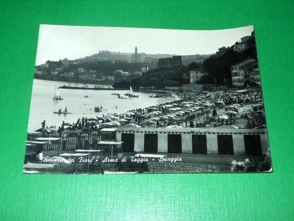 Cartolina Arma di Taggia - Spiaggia 1959 | Immagine Gallery 1