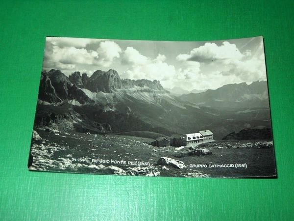 Cartolina Rifugio Monte Pez - Gruppo del Catinaccio 1951 | Immagine principale