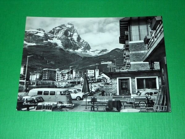 Cartolina Cervinia - Panorama 1955 ca | Immagine principale