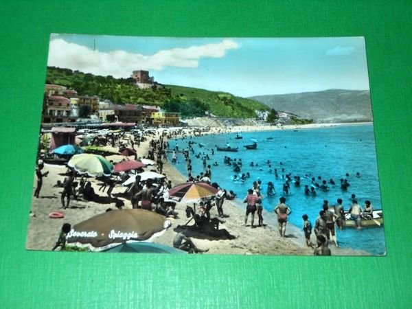 Cartolina Soverato ( Catanzaro ) - Spiaggia 1966 | Immagine principale