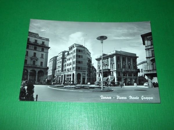 Cartolina Varese - Piazza Monte Grappa 1955 ca