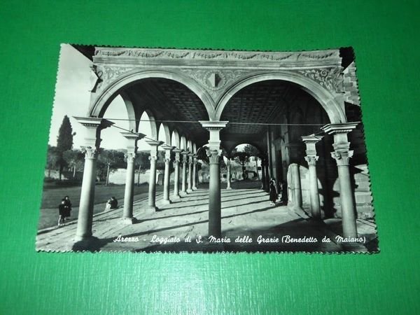 Cartolina Arezzo - Loggiato di S. Maria delle Grazie -- …