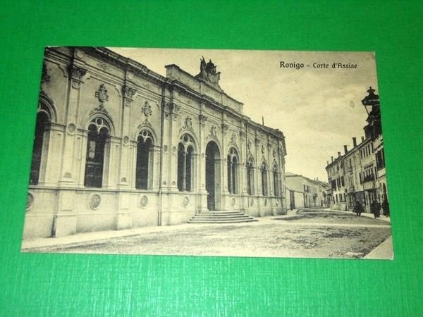Cartolina Rovigo - Corte d' Assise 1910 ca. | Immagine Gallery 1