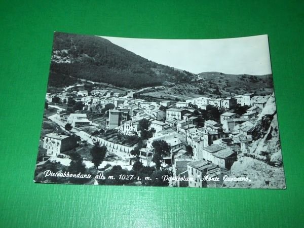 Cartolina Pietrabbondante - Particolare Monte Caraceno 1955 ca