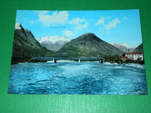 Cartolina Domodossola - Fiume Toce e il Ponte Mizzocola 1960 …