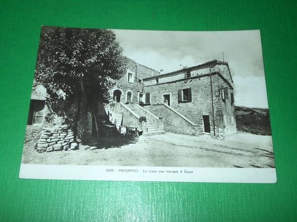 Cartolina Predappio - La casa ove nacque il Duce 1936 | Immagine principale