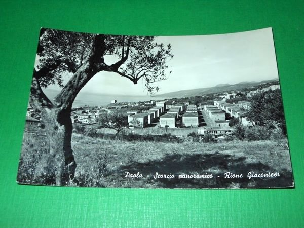 Cartolina Paola ( Cosenza ) - Scorcio panoramico - Rione …