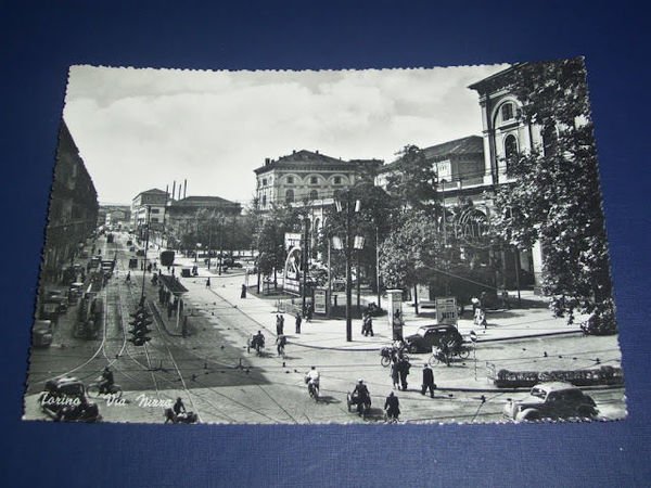 Cartolina Torino - Via Nizza 1954