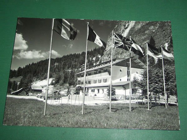 Cartolina Selva di Gardena - Hotel Vallelunga 1955 ca
