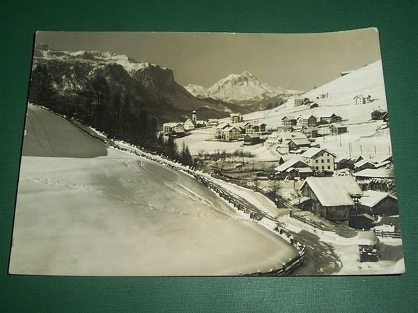 Cartolina S. Cassiano (Val Badia) - Panorama 1950 ca