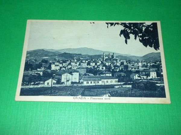 Cartolina Ovada - Panorama nord 1937