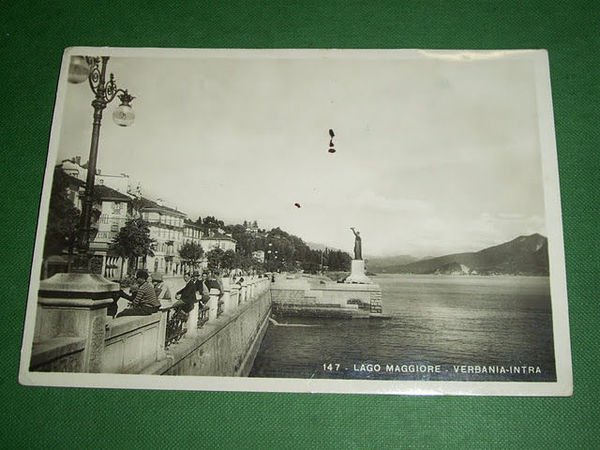 Cartolina Lago Maggiore - Verbania Intra 1943