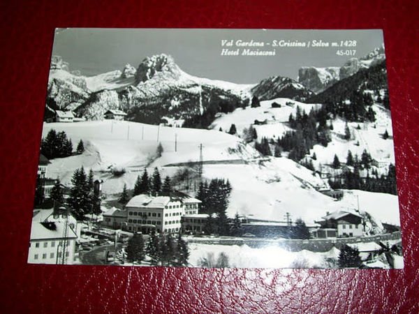 Cartolina Val Gardena - S. Cristina - Hotel Maciaconi