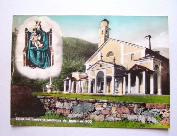 Cartolina Ornavasso - Santuario Madonna del Boden 1965