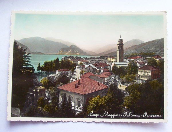 Cartolina Lago Maggiore - Pallanza - Panorama 1954