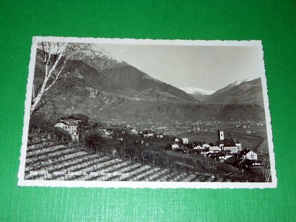 Cartolina Marlengo - Panorama verso Merano 1942