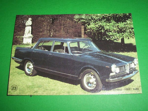 Cartolina Auto - Alfa Romeo 2600 Berlina 1962 / 1968