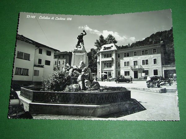 Cartolina Calalzo di Cadore - Dettaglio 1950 ca