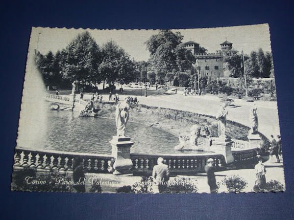Cartolina Torino - Parco del Valentino - Fontana Monumentale 1962 …