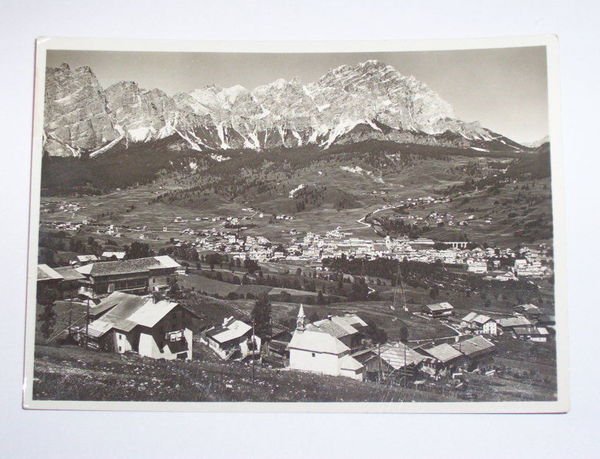 Cartolina Cortina d' Ampezzo - Panorama 1936