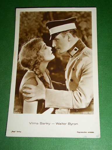 Foto Cartolina Cinema Teatro Lirica - Vilma BANKY e Walter …