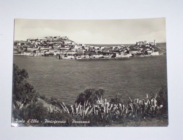 Cartolina Portoferraio ( Isola d' Elba )- Panorama 1954