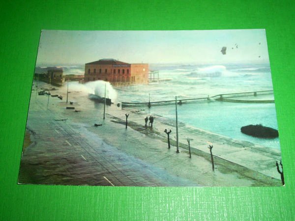 Cartolina Livorno - Anno '63: mareggiata 1972