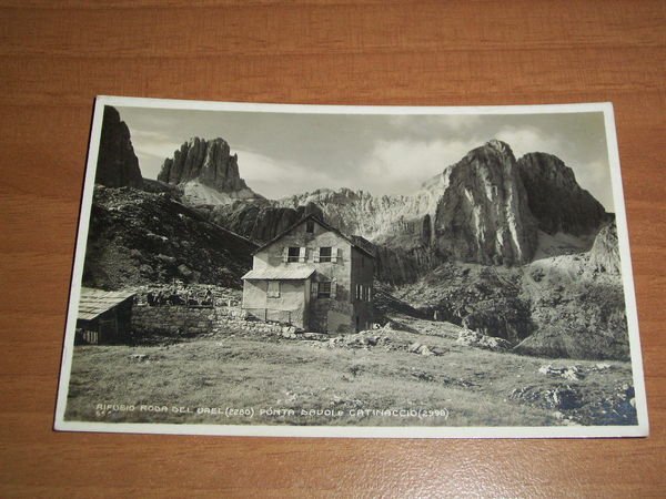 Cartolina Rifugio Roda del Vale - Punta Davoi 1926 ca