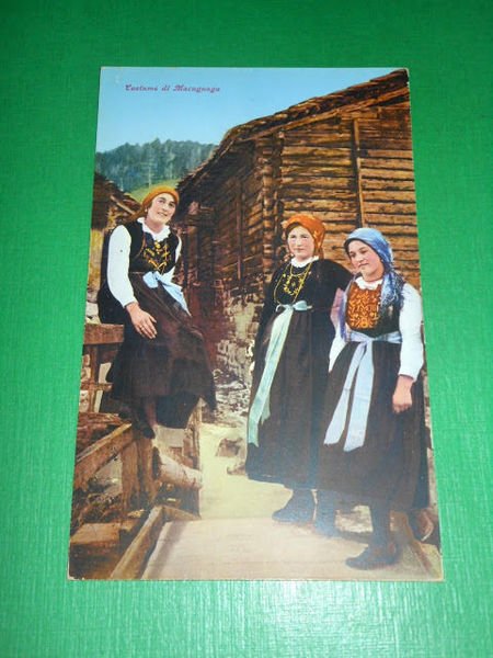 Cartolina Costume di Macugnaga 1925 ca | Immagine principale