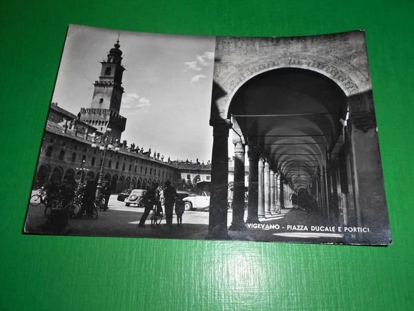 Cartolina Vigevano - Piazza Ducale 1949 | Immagine principale