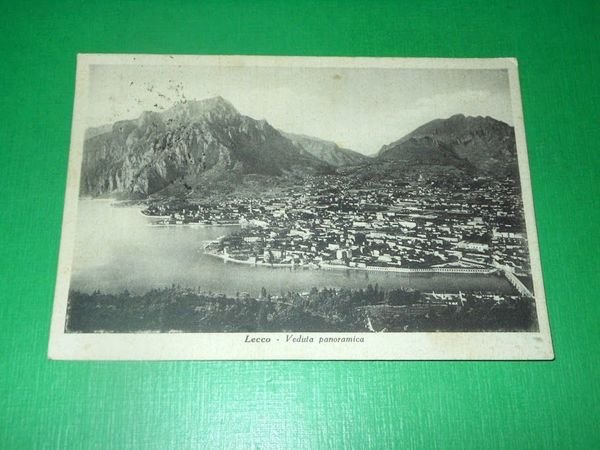 Cartolina Lecco - Veduta panoramica 1945