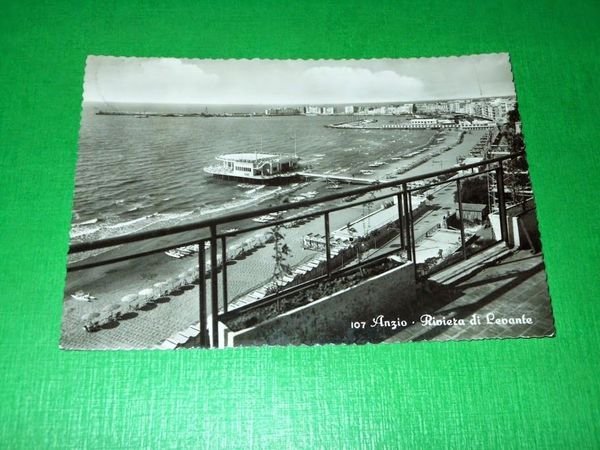 Cartolina Anzio - Riviera di Levante 1955 | Immagine principale