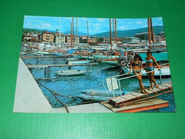 Cartolina Chiavari - Il porto 1968