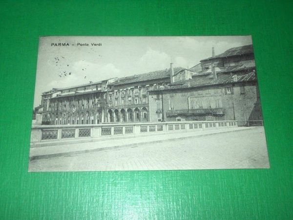 Cartolina Parma - Ponte Verdi 1912