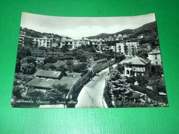 Cartolina Albissola ( Savona ) - Nuovi villini 1955 ca