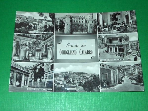 Cartolina Saluti da Corigliano Calabro - Vedute diverse 1965 | Immagine principale