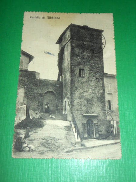 Cartolina Castello di Nibbiano ( Piacenza ) - Particolare 1914
