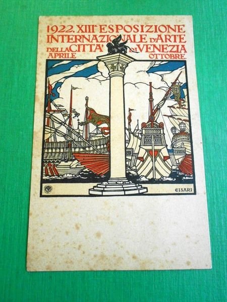 Cartolina Venezia 1922 - XIII^ Esposizione Int. d' Arte - …