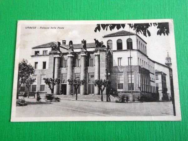 Cartolina Varese - Palazzo delle Poste 1940
