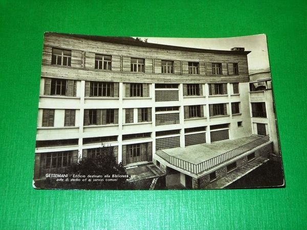 Cartolina Getsemani di Casale Corte Cerro - Biblioteca 1950 ca