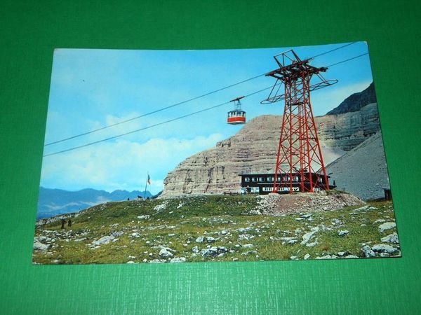 Cartolina Gruppo di Brenta - Funivia del Grostè - Rifugio …