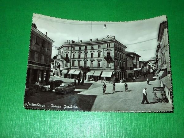 Cartolina Spilimbergo ( Pordenone ) - Piazza Garibaldi 1955