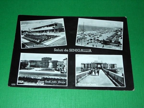 Cartolina Saluti da Senigallia - Vedute diverse 1961