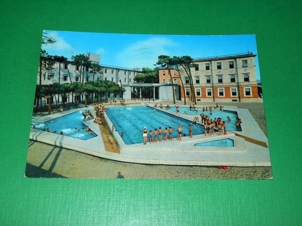 Cartolina Marina di Massa - Colonia Ettore Motta Gruppo Edison …